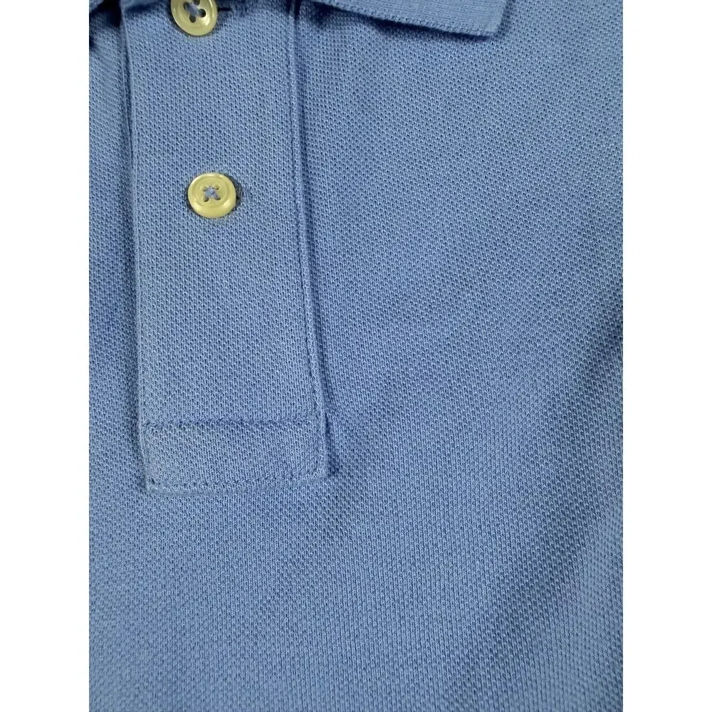 Polo Ralph Lauren Boys Iconic Mesh Polo Shirt Blue Pony Size 14-16 (Large)